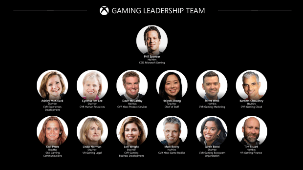 Microsoft Gaming Leadership Team