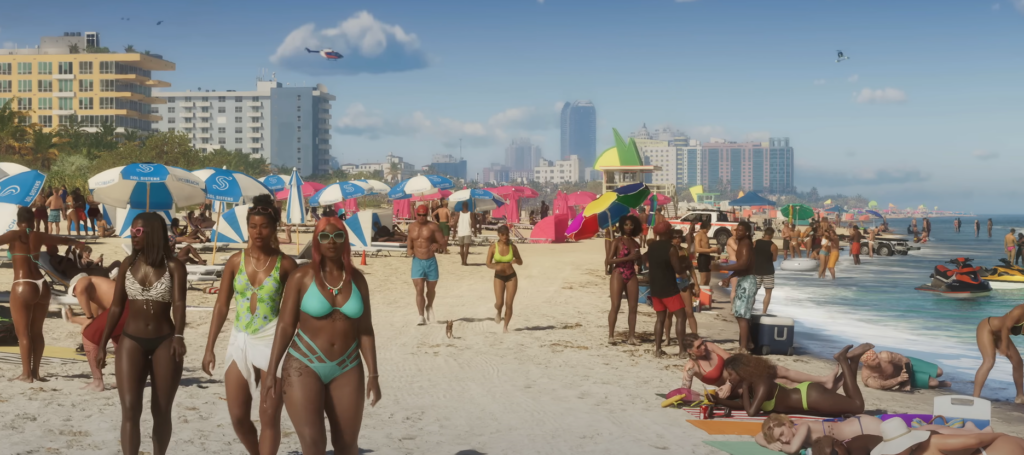 Grand Theft Auto IV Trailer Beach Scene